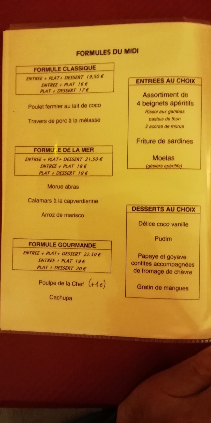L'Archipel menu 2