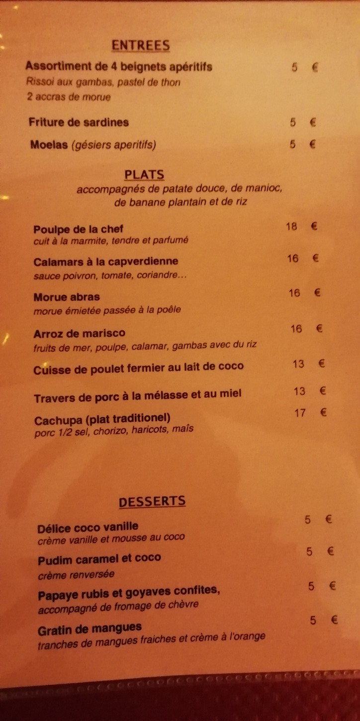 L'Archipel menu 3