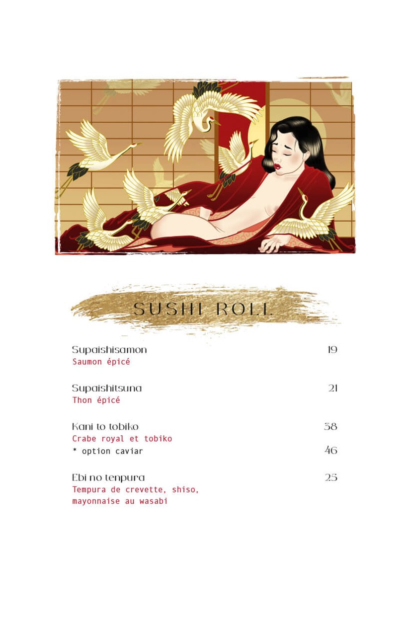 UNI Paris menu 3