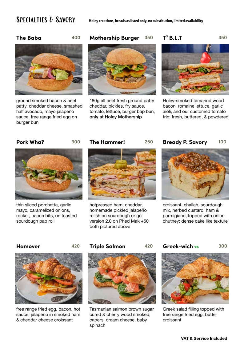 Holey Mothership Bakery and Cafe menu 8