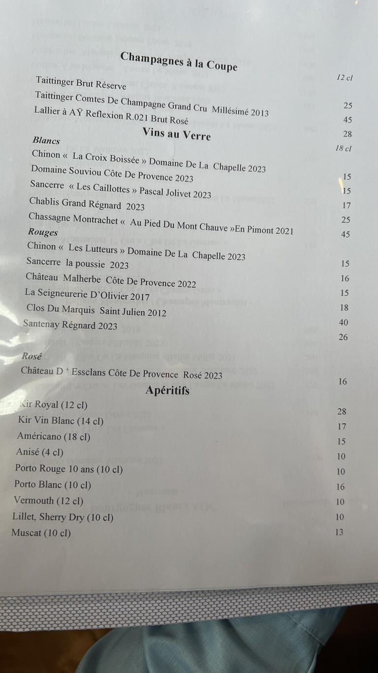 Le Duc menu 3