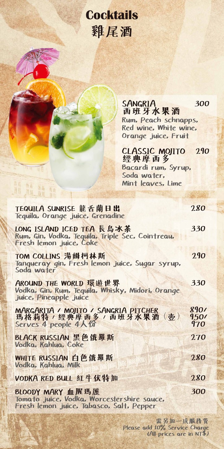 San Zhi Shi Zi Ying Guo Can Ting The Three Lions Inn menu 2