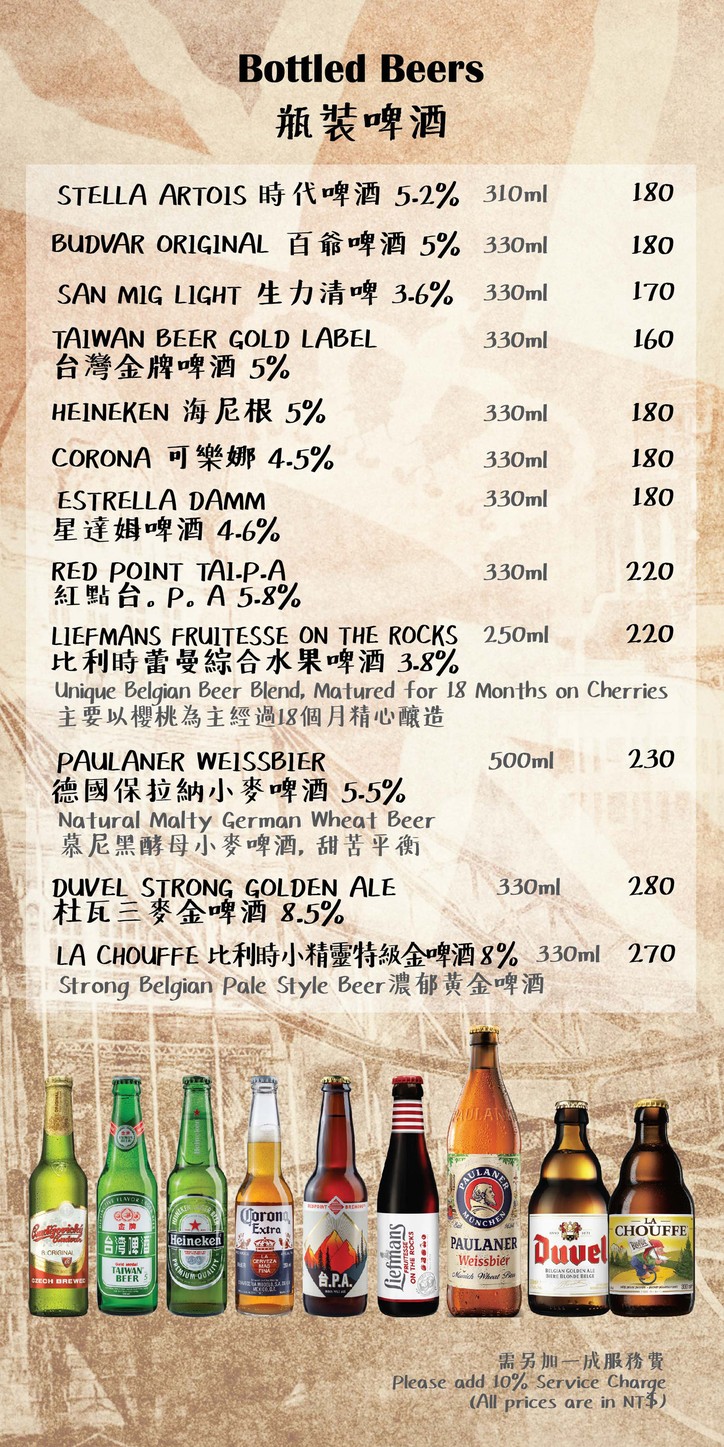 San Zhi Shi Zi Ying Guo Can Ting The Three Lions Inn menu 4