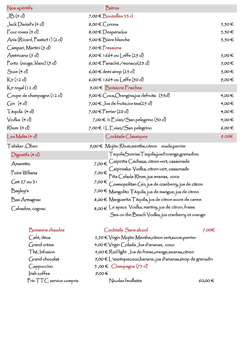 LE 9 menu 2