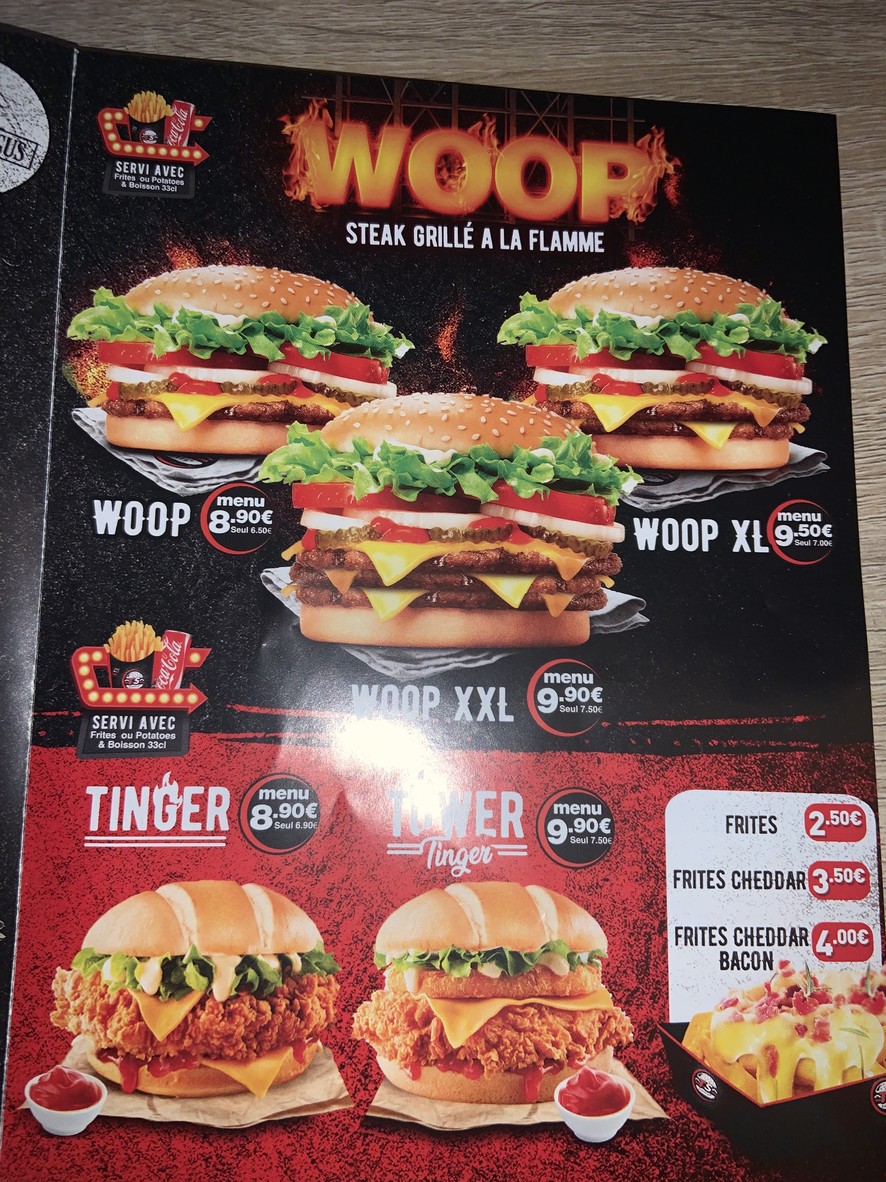 Times Square® - Paris 75 I Restaurante de hamburguesas I Smash burgers I Naan Burgers I Naan'Dwich menu 2