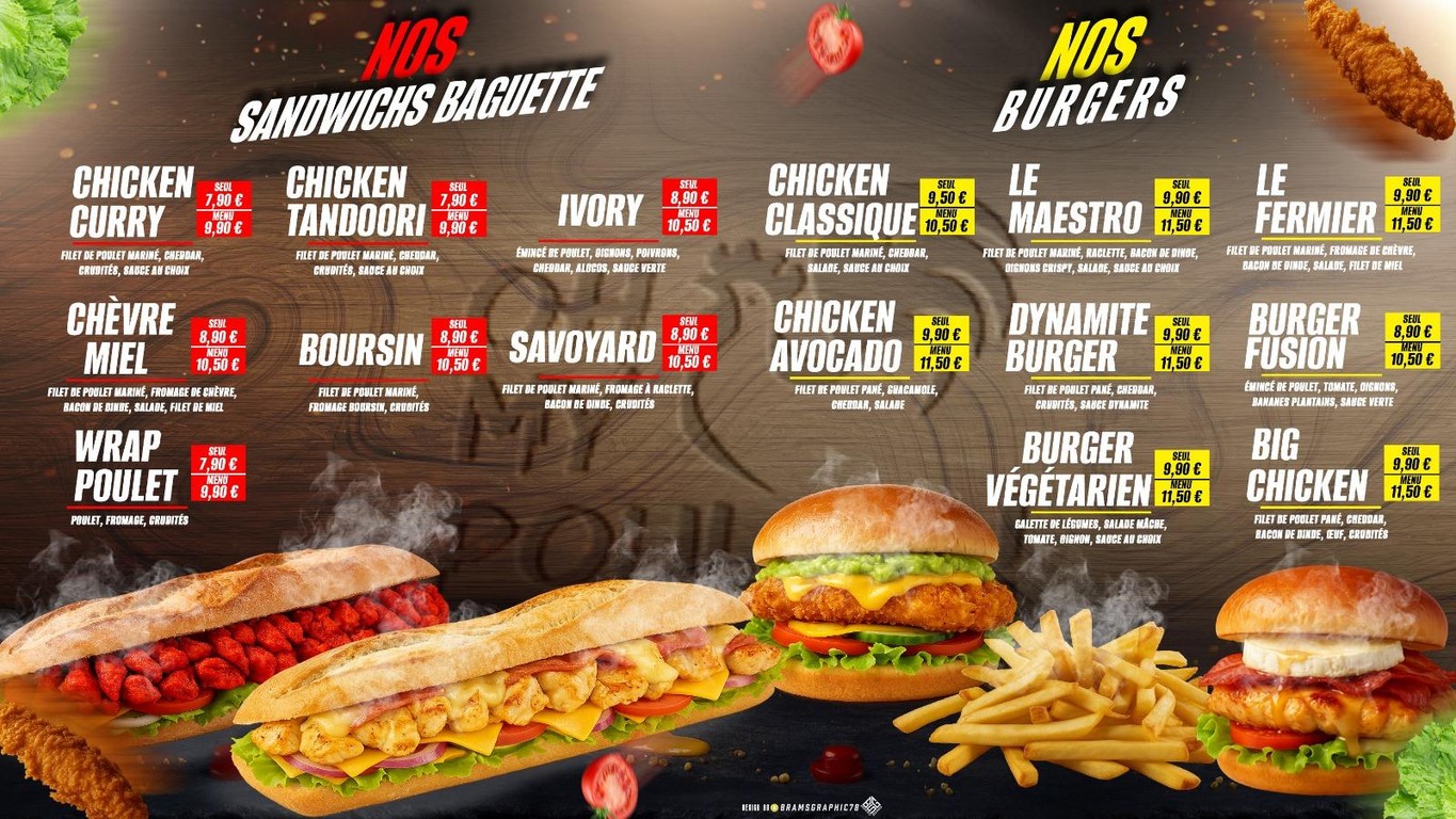 Oh My Poulet ! menu 1