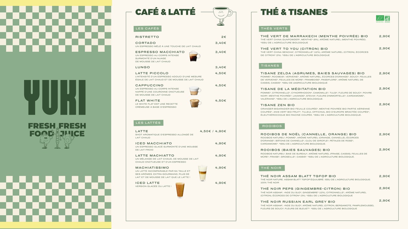 Yuki ono menu 1