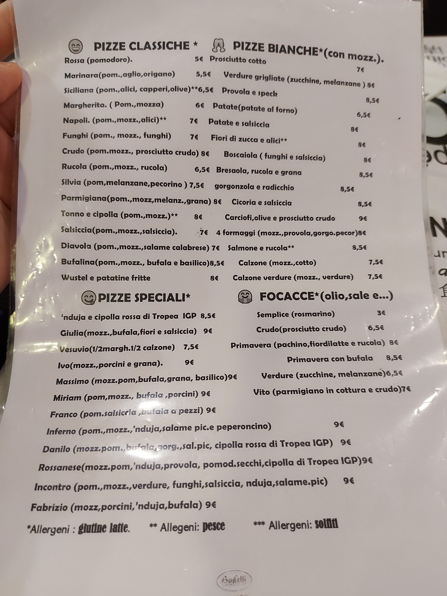 L'Incontro menu 2