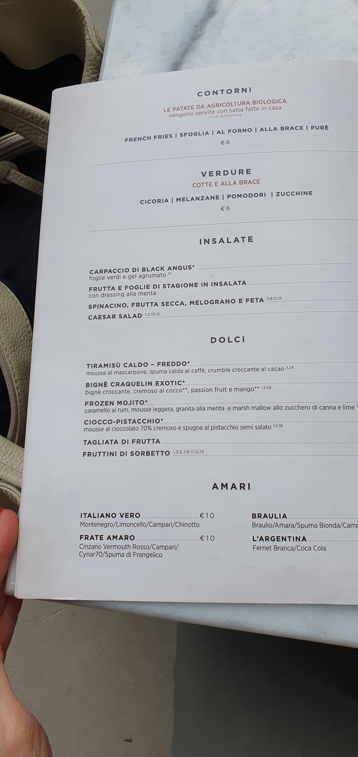 Carnale Roma menu 4