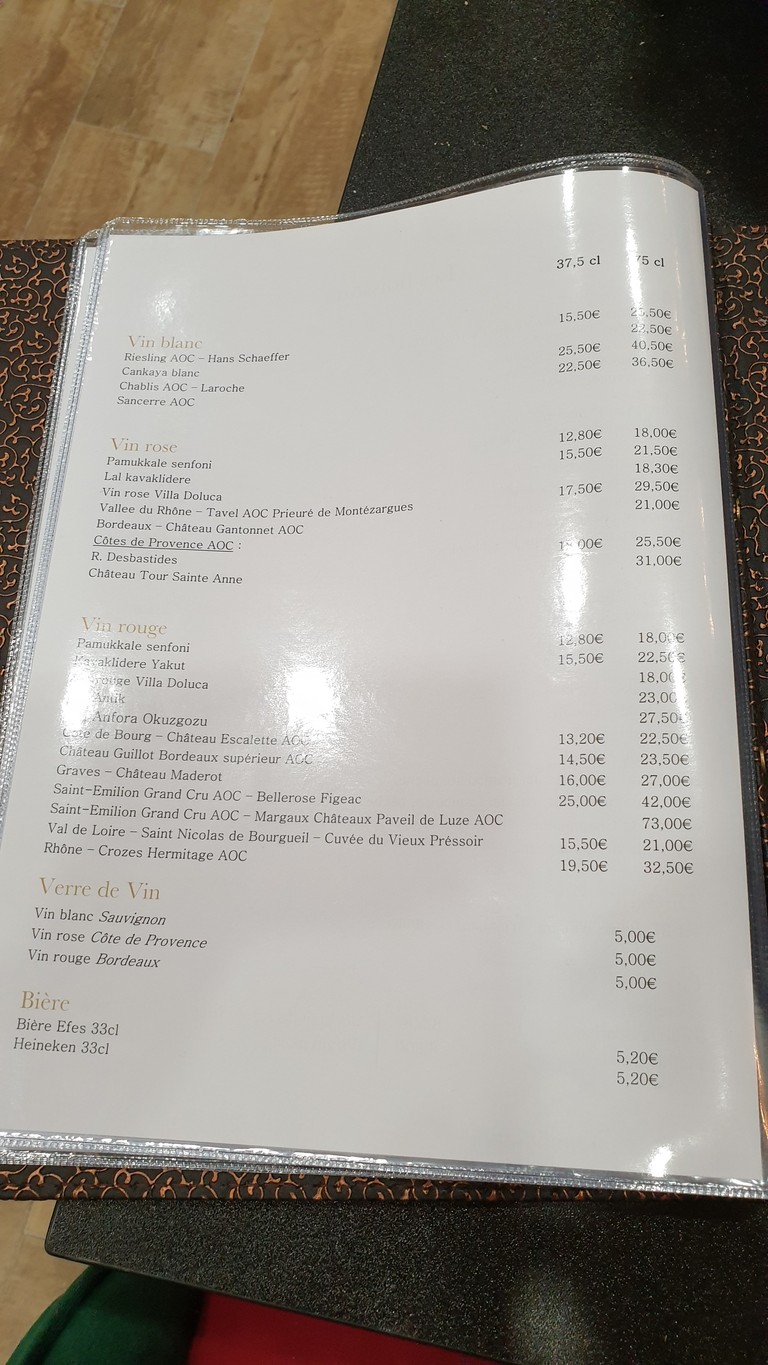 NEFIS menu 6