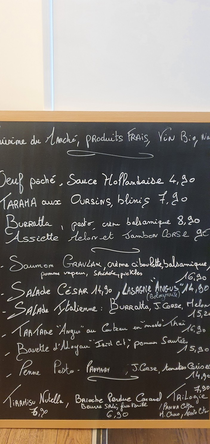 O’Wine Bistrot menu 1