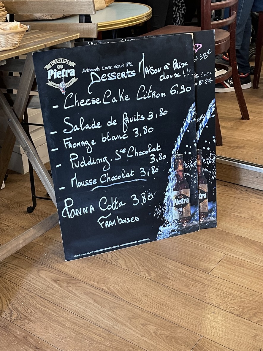 O’Wine Bistrot menu 2