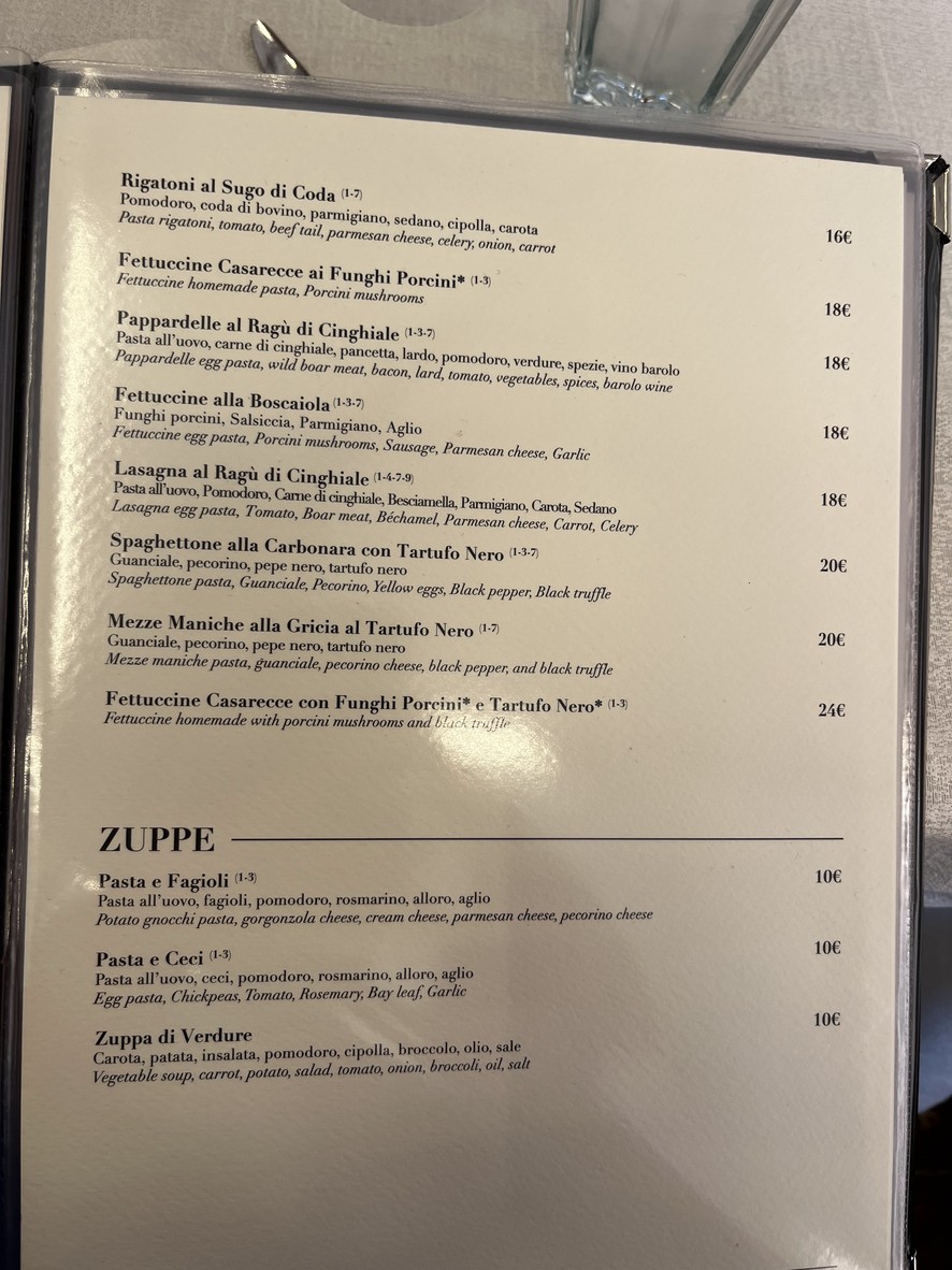 Osteria San Giorgio menu 3