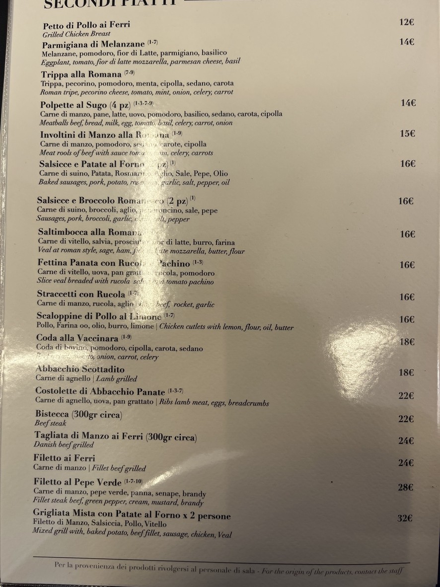 Osteria San Giorgio menu 4
