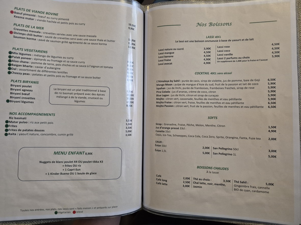 Sahil menu 2