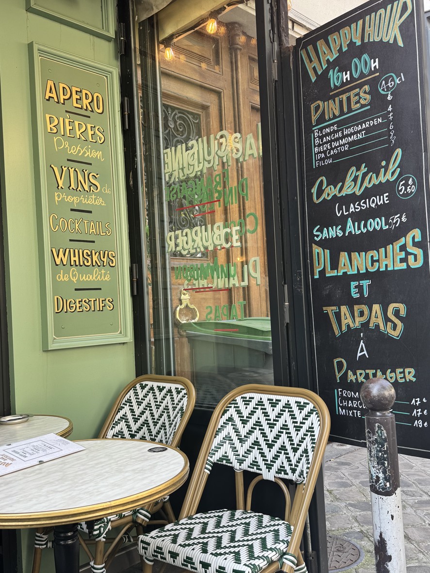 Au Levant menu 3