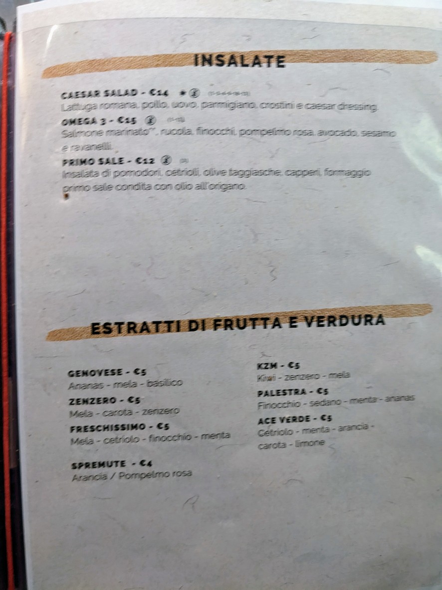 Dulcamara menu 5