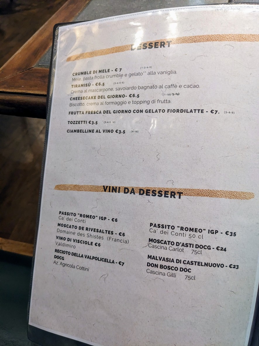 Dulcamara menu 6