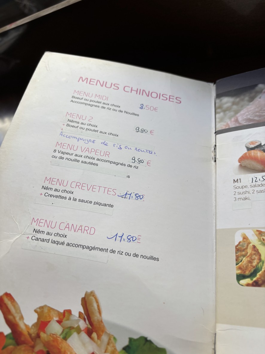 Akita 16 menu 1