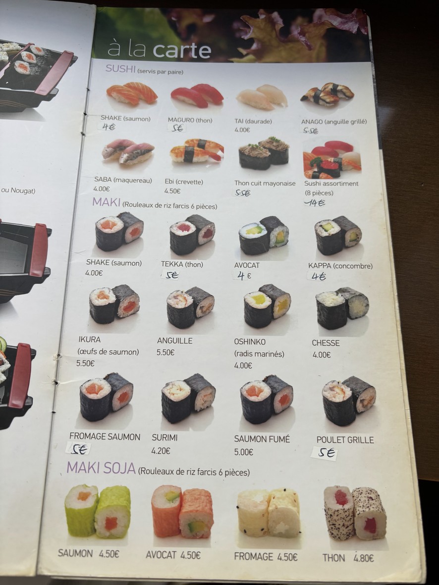 Akita 16 menu 4