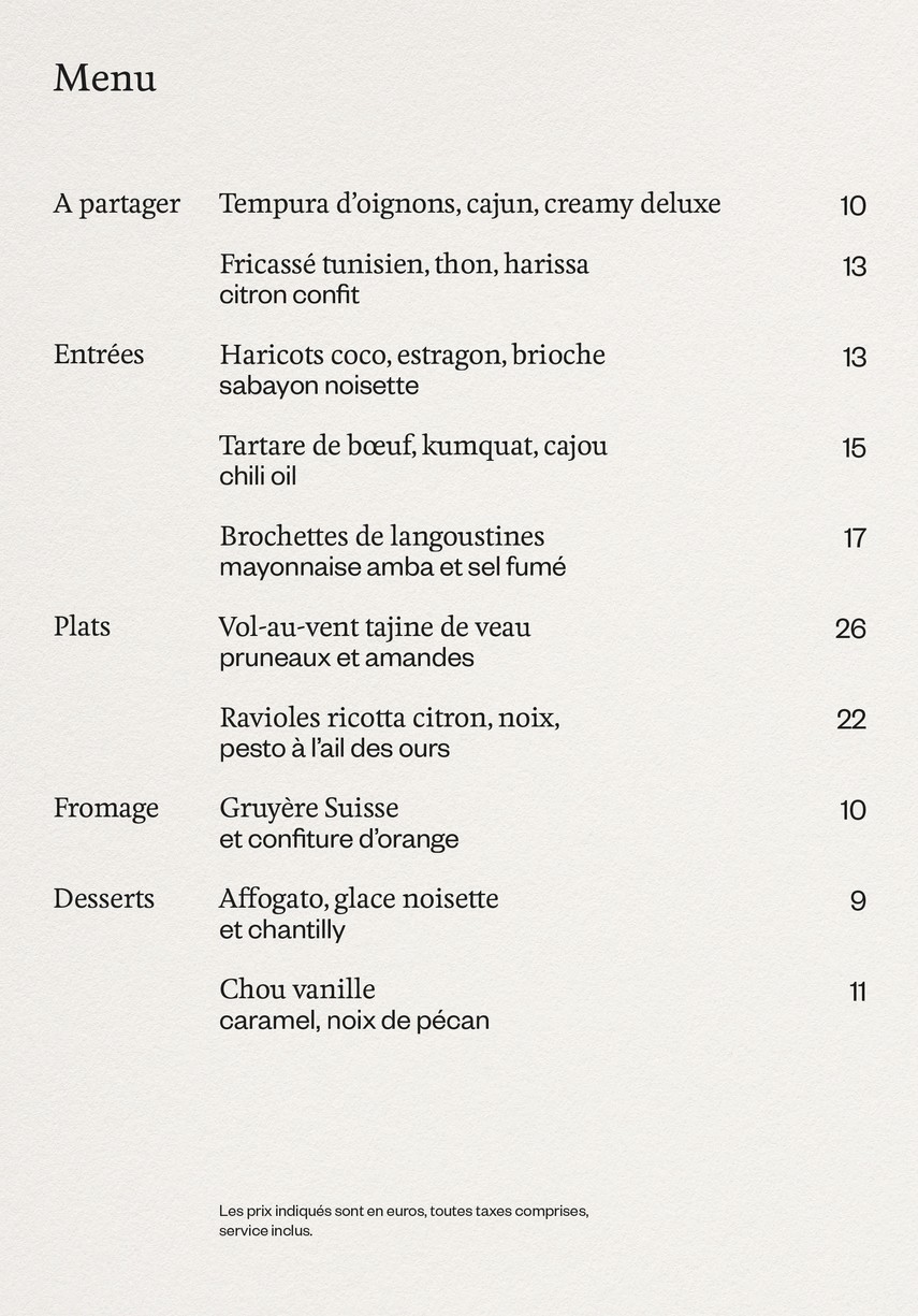 L'Arpaon menu 1