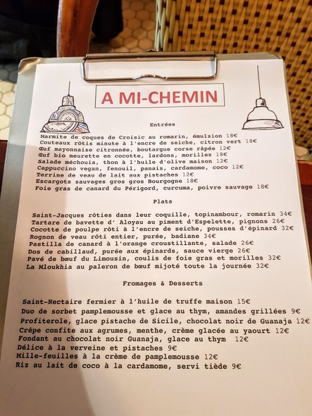 restaurant A MI-CHEMIN Paris 14 ème