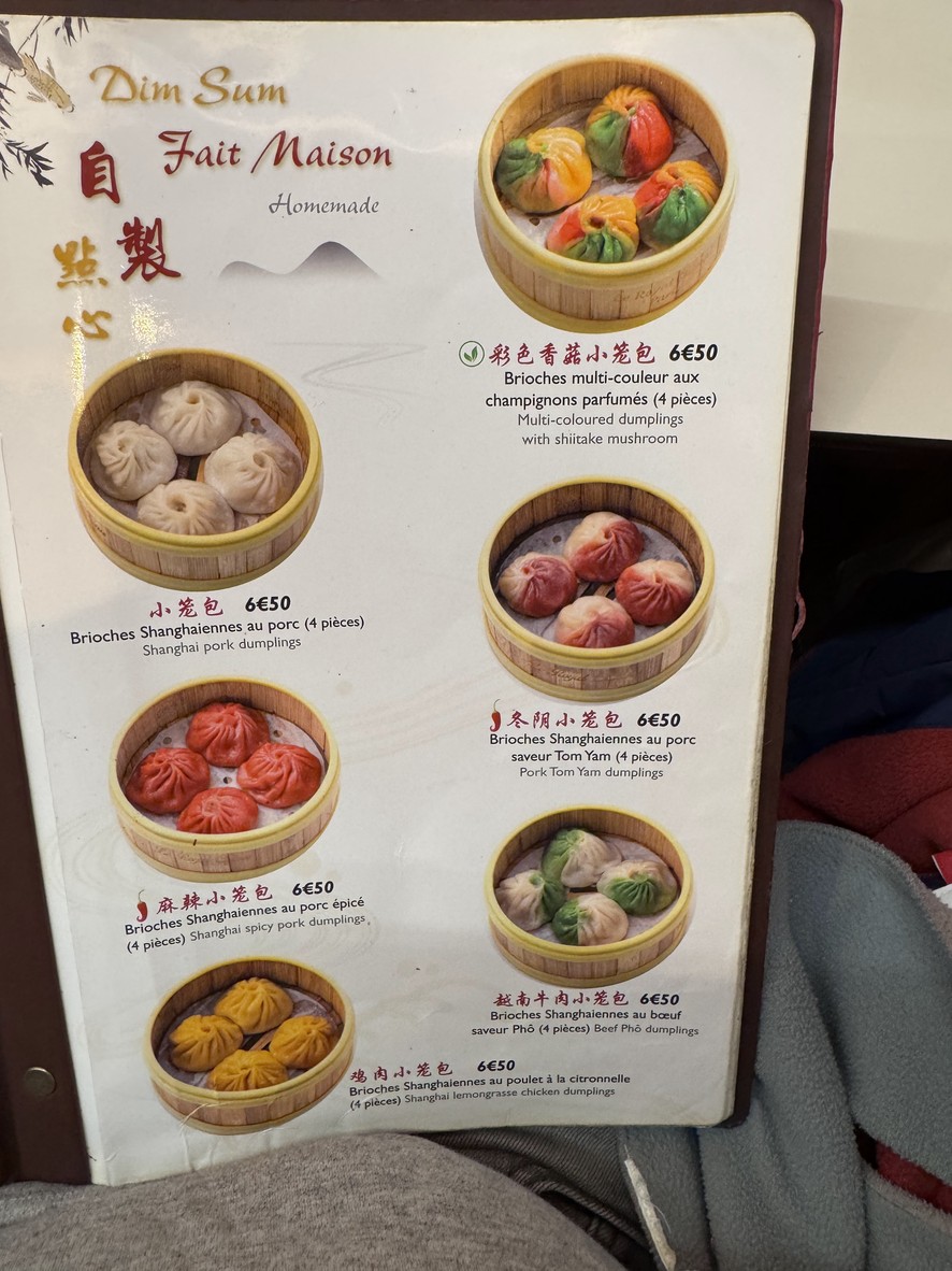 Le Royal China menu 1