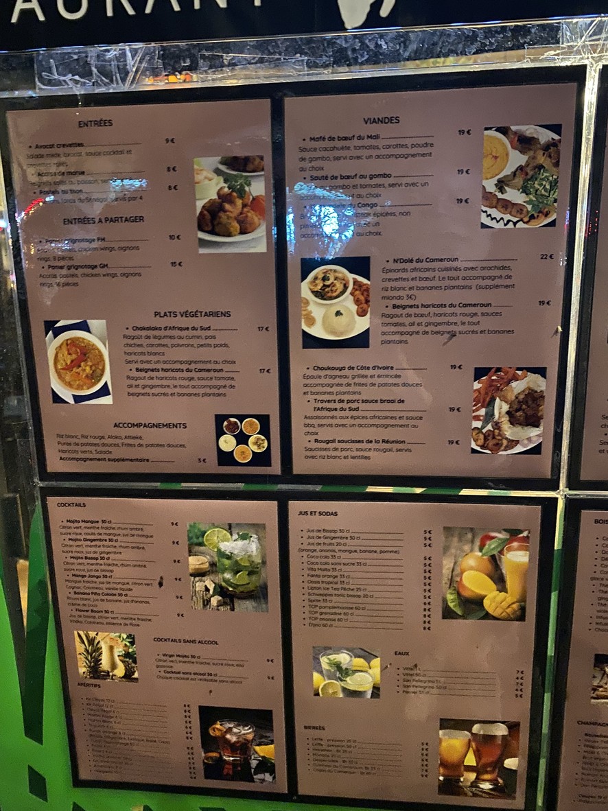 Moonlight menu 2