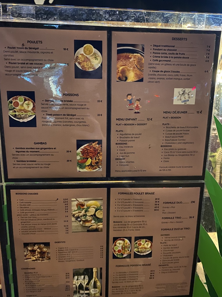 Moonlight menu 3