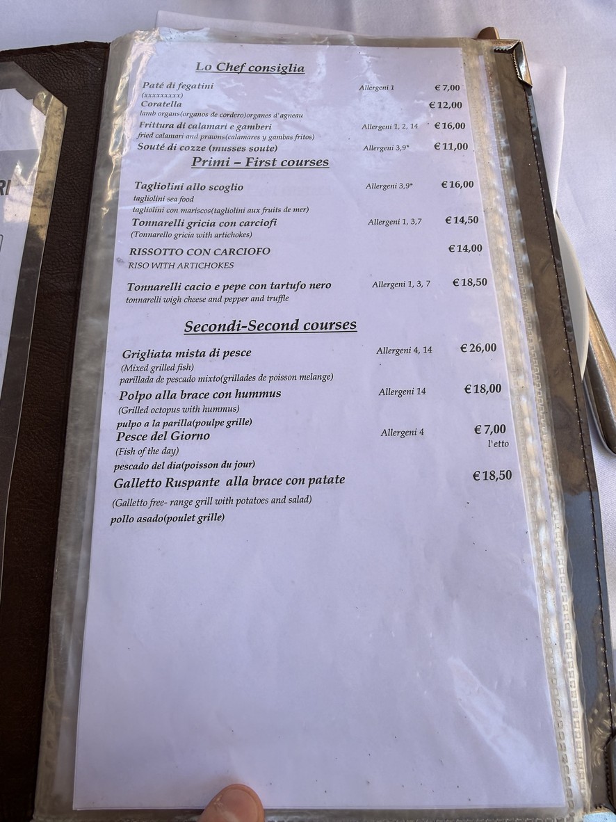 Taverna del Ghetto menu 4