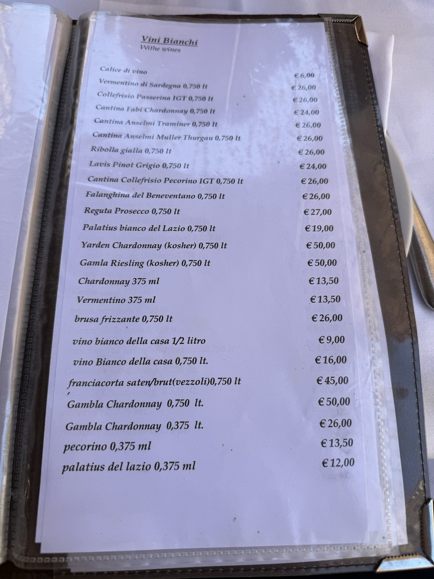 Taverna del Ghetto menu 5