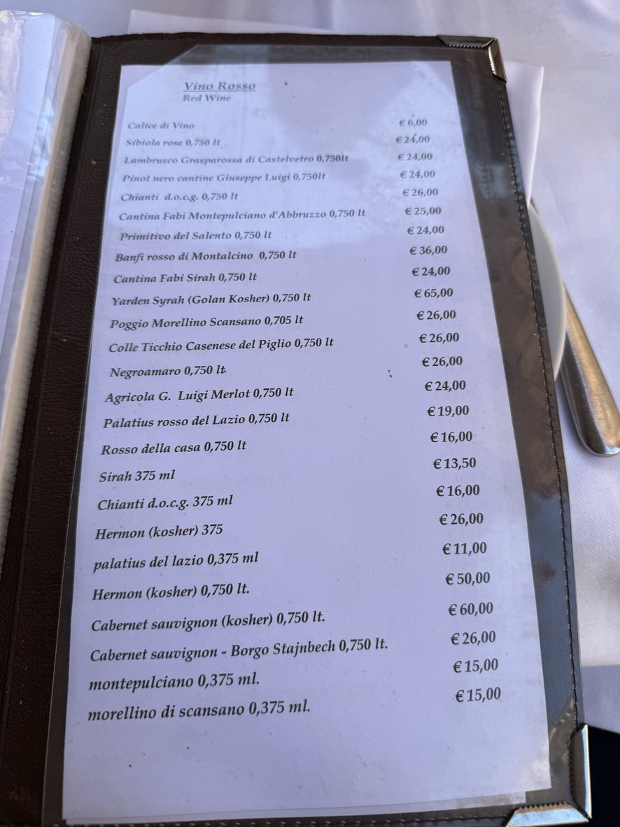 Taverna del Ghetto menu 6