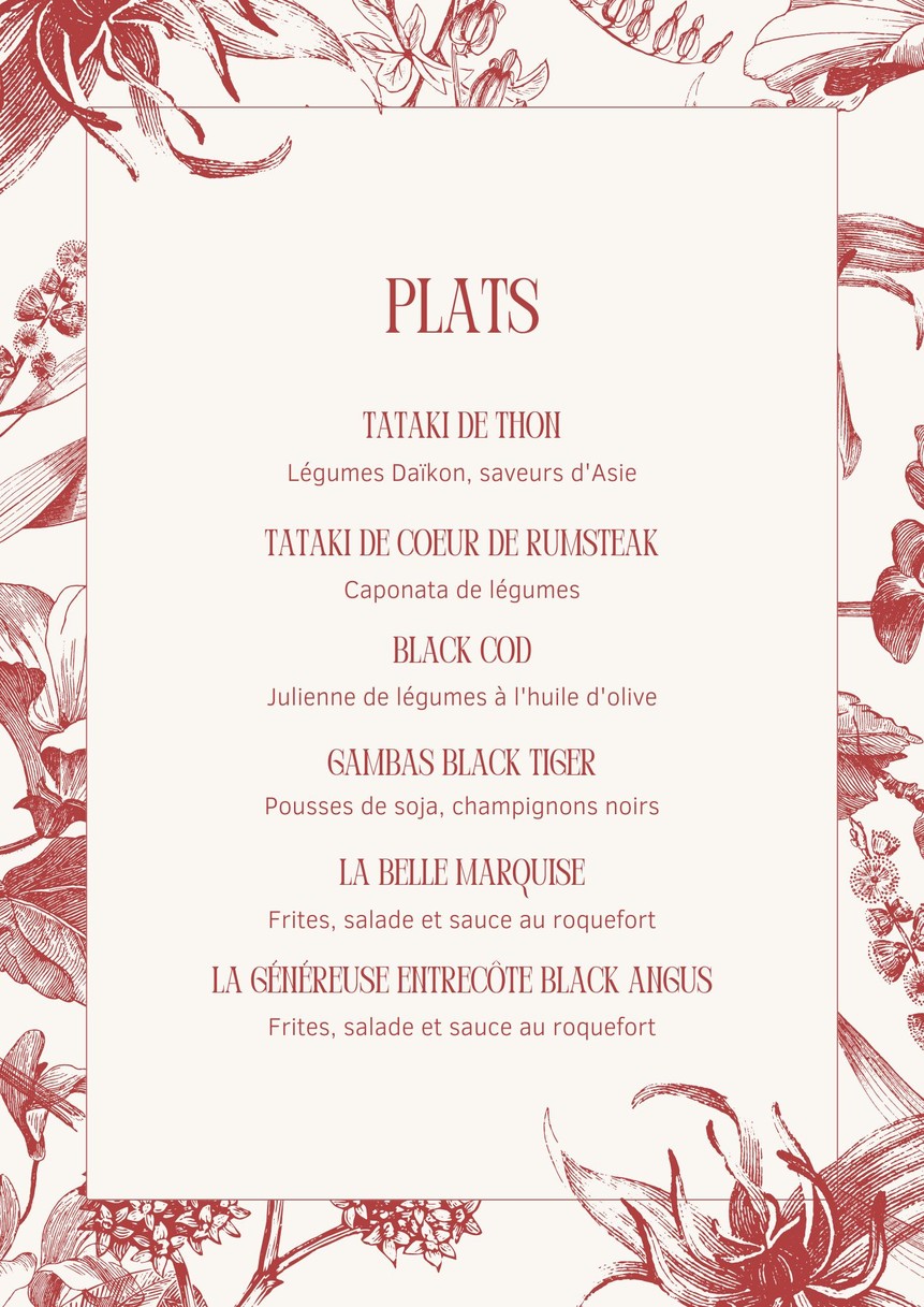 El bistró de Lola menu 2
