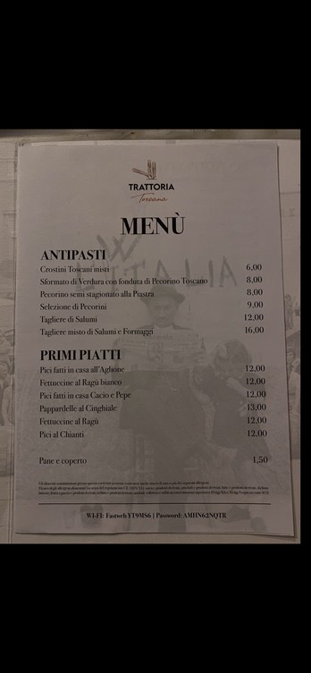Trattoria Toscana Roma
