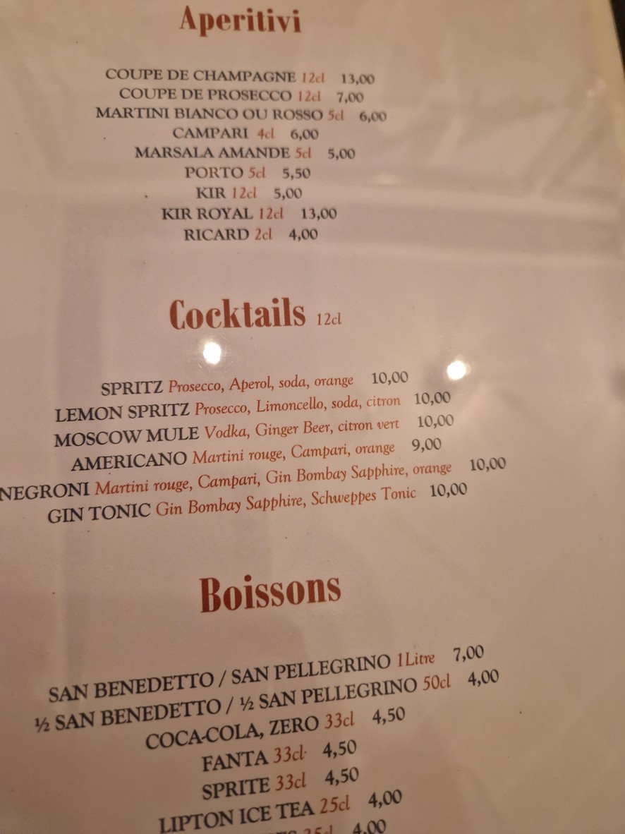Balilli menu 4