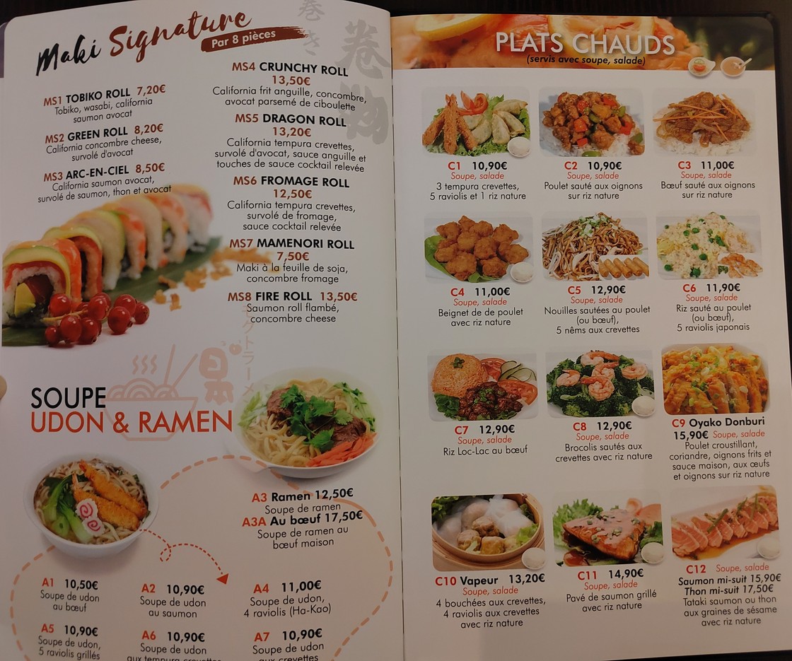 New Yoko menu 3