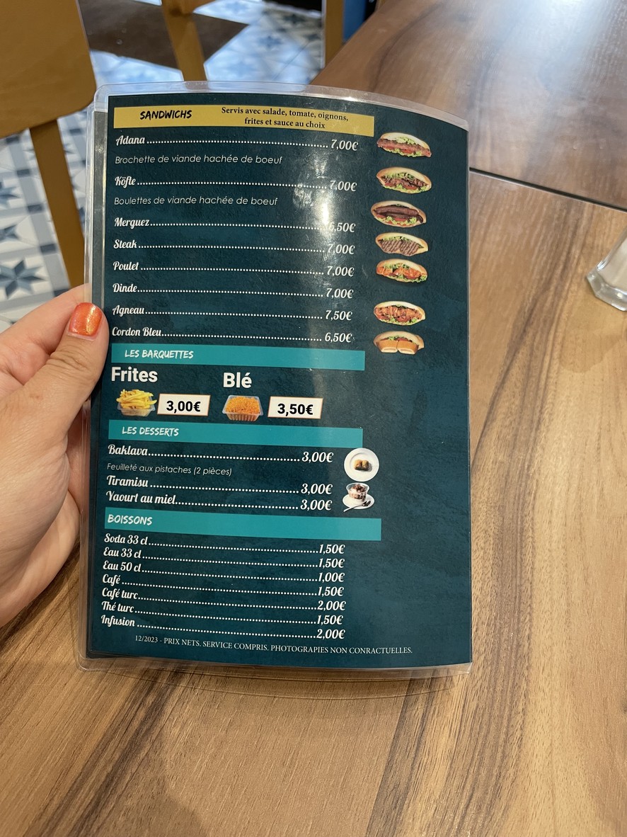 Restaurant Sultan Sofrasi menu 2