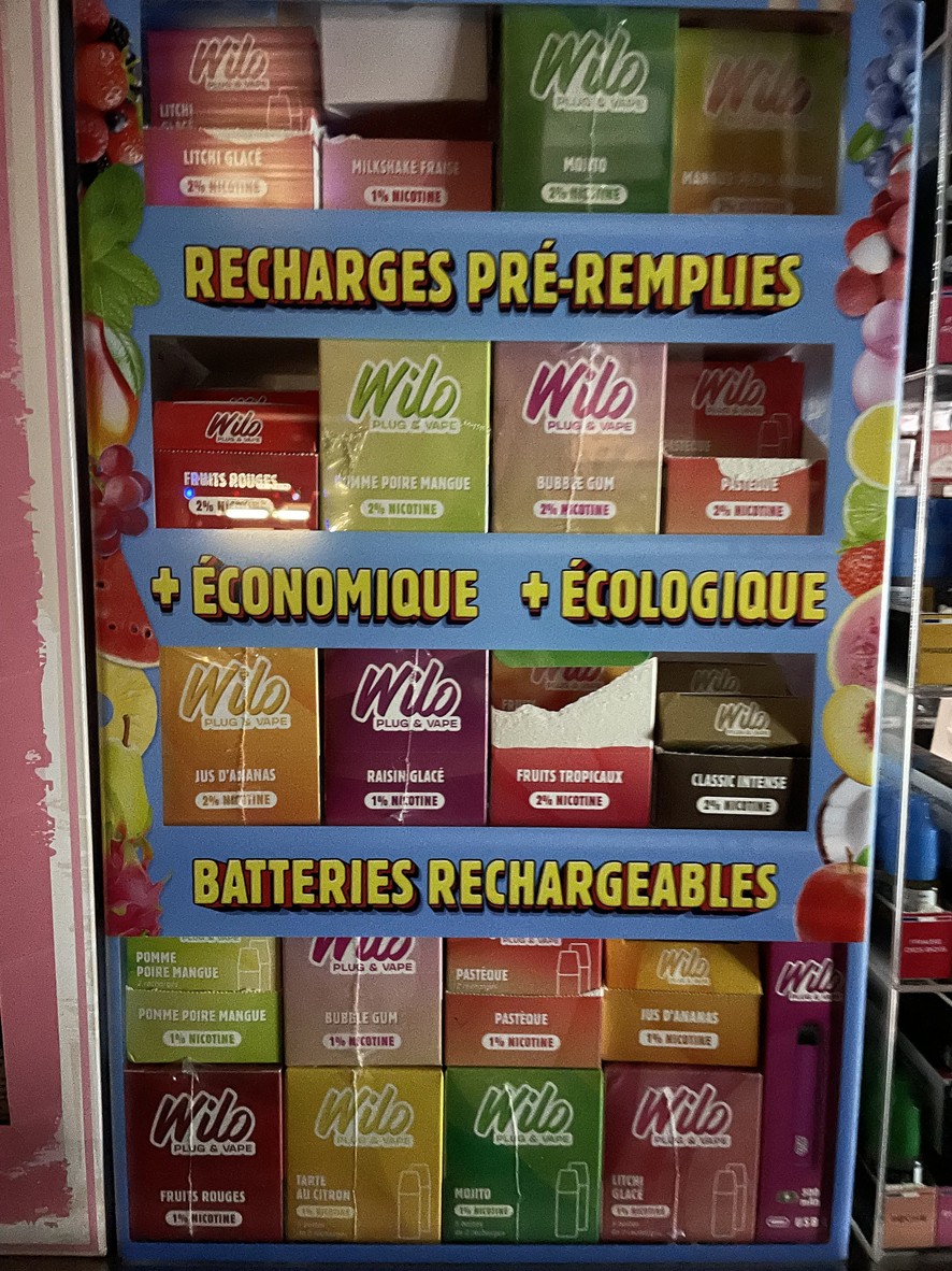 Tabac de la Colline menu 1