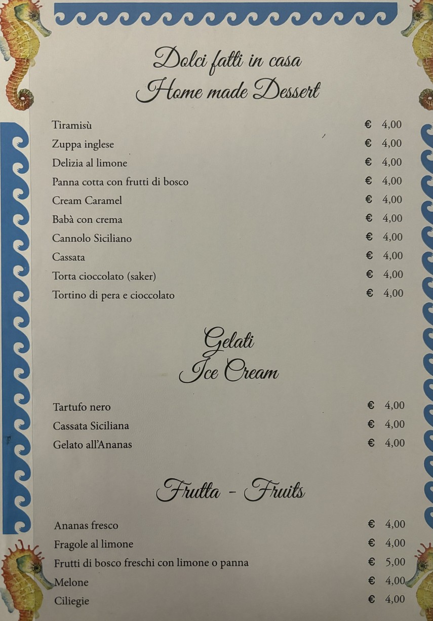 Da Franco ar Vicoletto menu 8