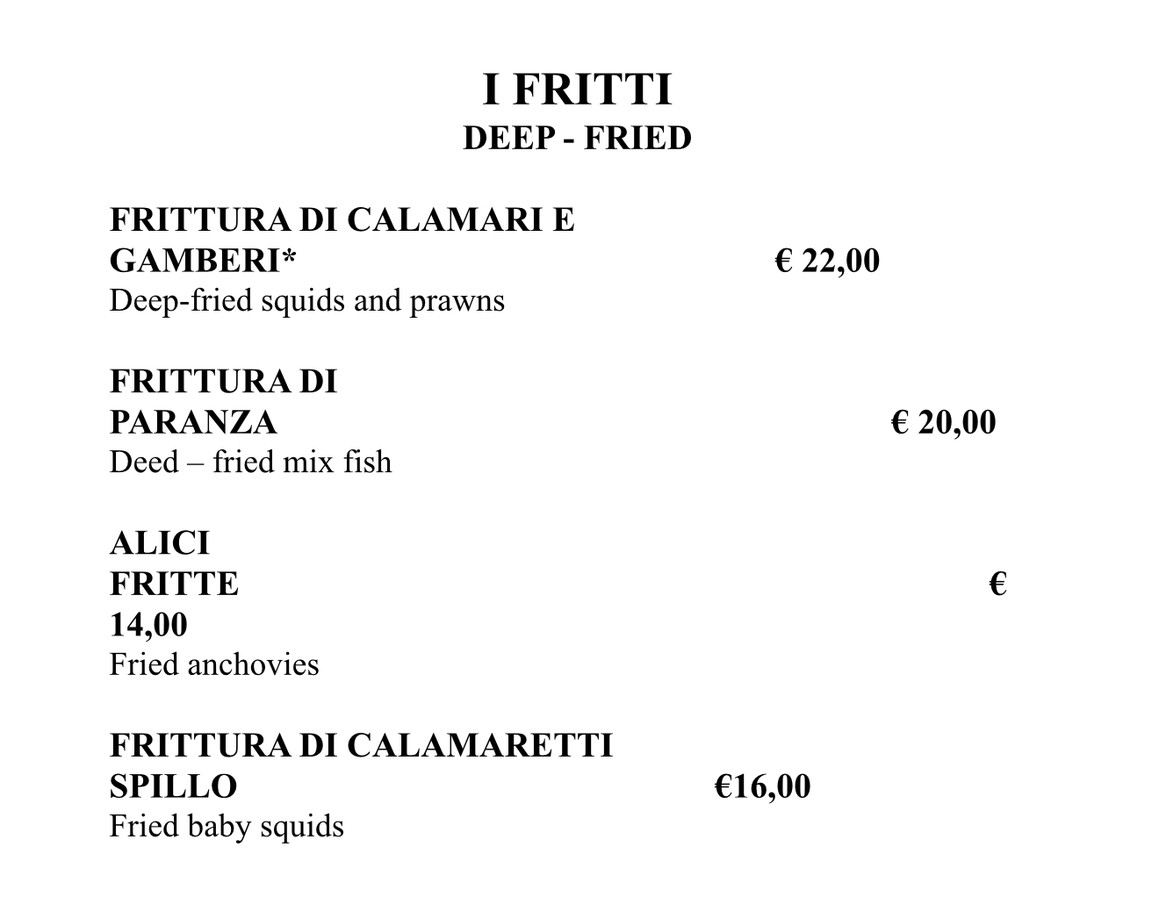 Osteria Der Belli menu 4