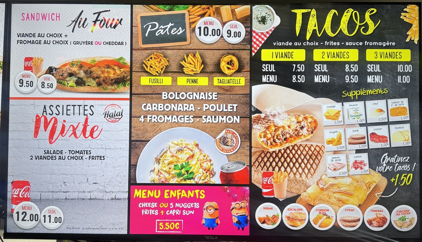 NEXT FOOD menu 4