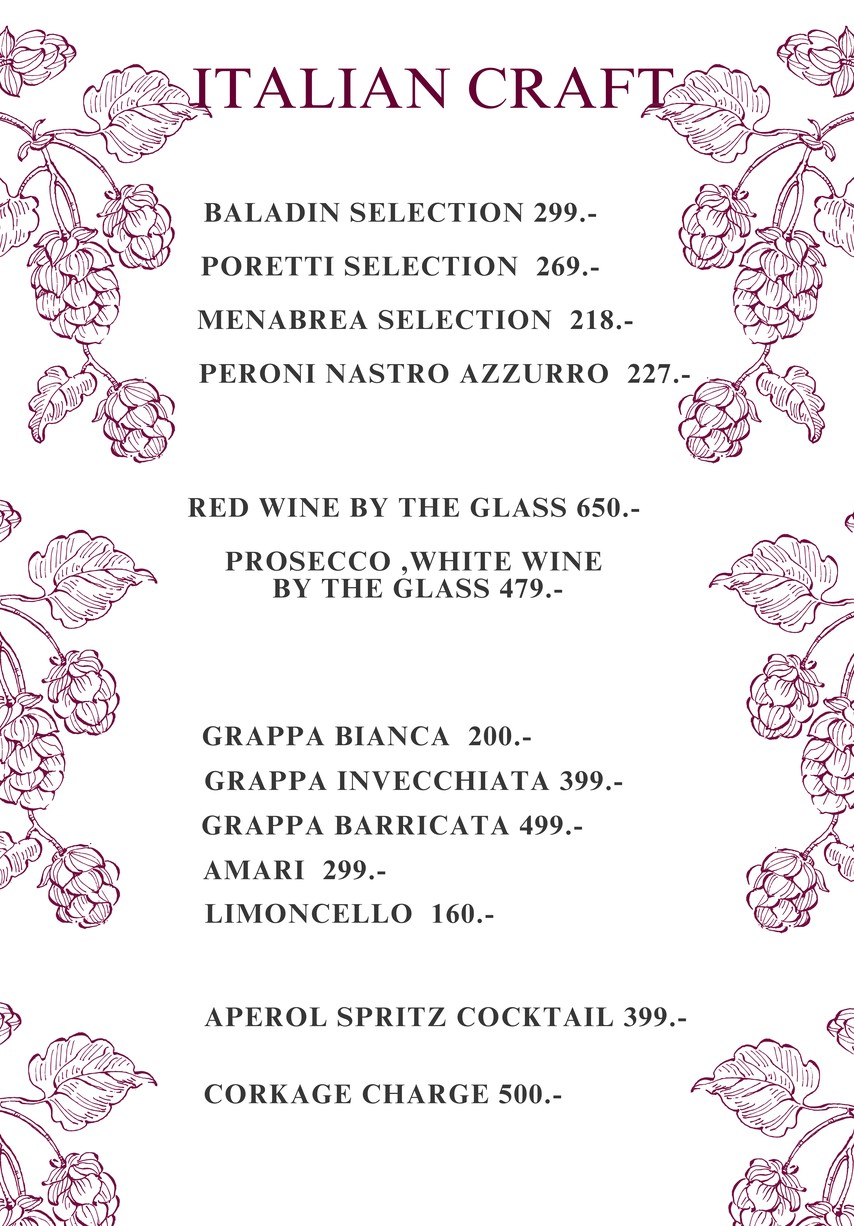 La Taverna del Salbanèl · 意大利北部酒馆 menu 6