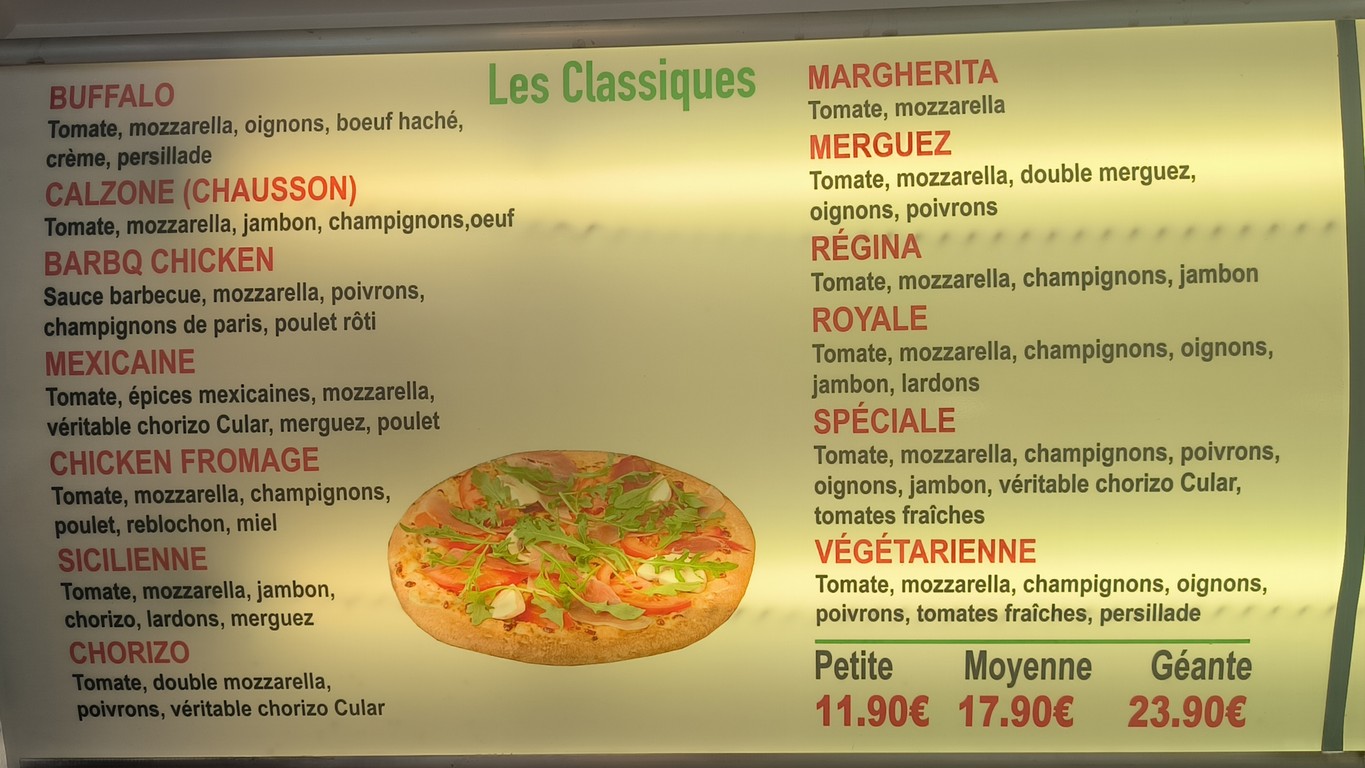 Chez Baba menu 2