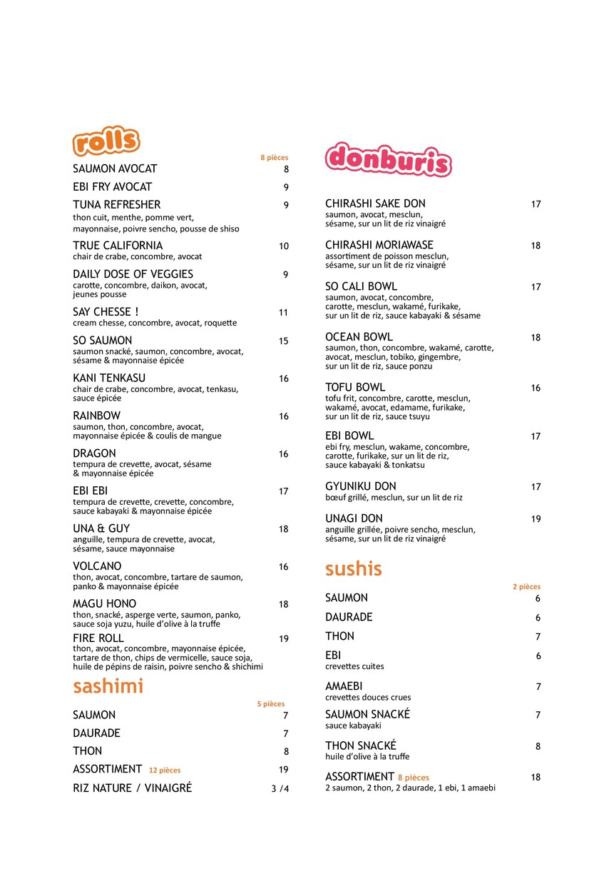 Aichi menu 2