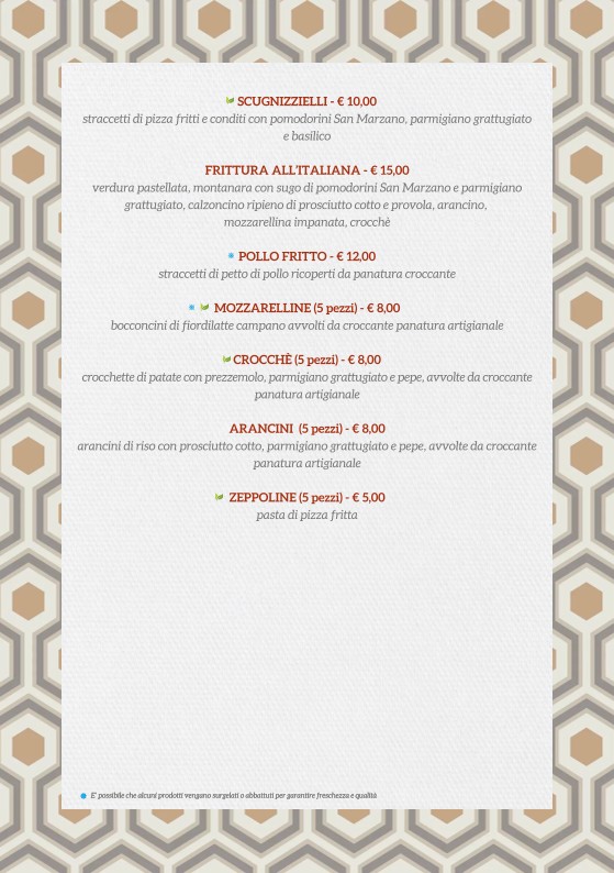 Mama Eat - Roma Vaticano menu 2