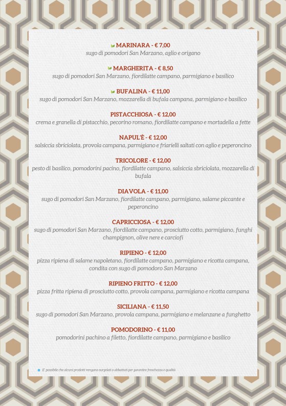 Mama Eat - Roma Vaticano menu 4