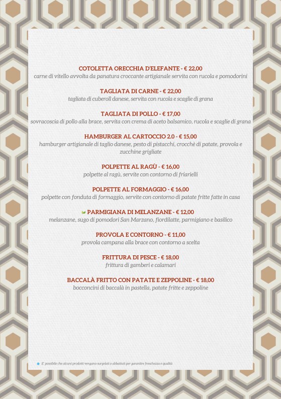 Mama Eat - Roma Vaticano menu 5