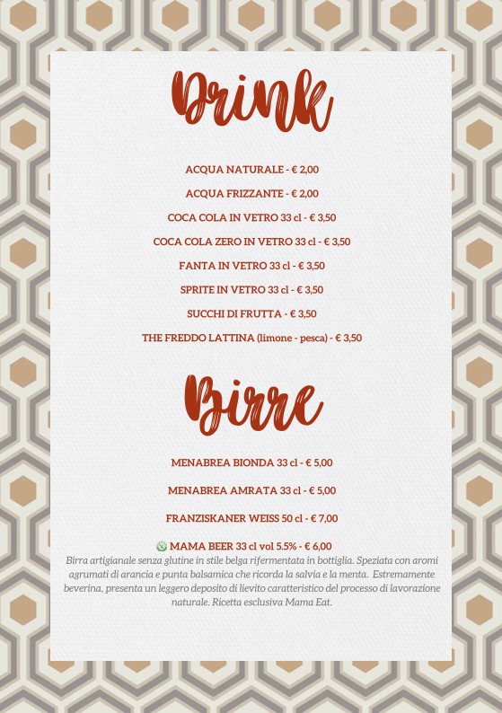 Mama Eat - Roma Vaticano menu 8