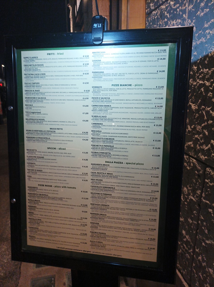 Brucio - La Contemporanea menu 1