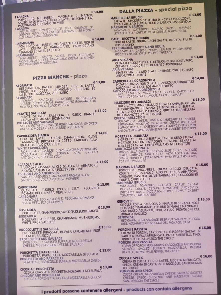 Brucio - La Contemporanea menu 2